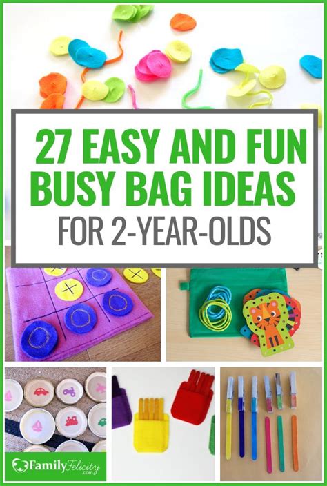 busy bags for 2 year olds